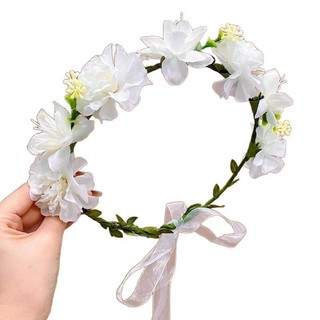 Vòng hoa mũ phong cách mới cho ngày lễ - Hoá thân thành công chúa với phụ kiện tóc 5A6X