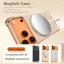 Da Sang Trọng Siêu Mỏng Không Khung Từ Tính Dành Cho iPhone 17 16 15 14 13 Pro Max 17Air 17Pro Giá Đỡ Kim Loại Chống Rơi Cản