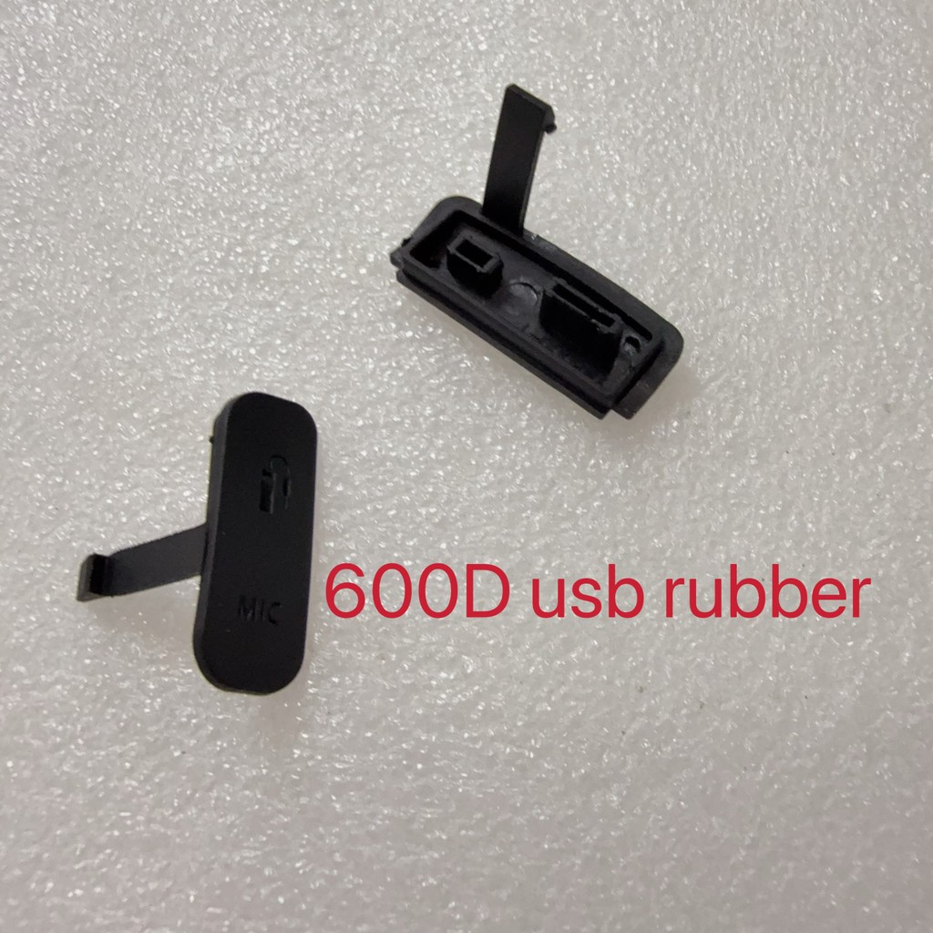 MỚI Dành Cho Canon EOS 600D MIC / A / V OUT KỸ THUẬT SỐ / HDMI USB Cao Su Nắp Dưới Cửa Camera Sửa Chữa Một Phần