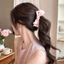 Nơ Tóc Nữ Cao Cấp Chấm Bi Ngọt Ngào, Phù Hợp Với Kẹp Tóc
