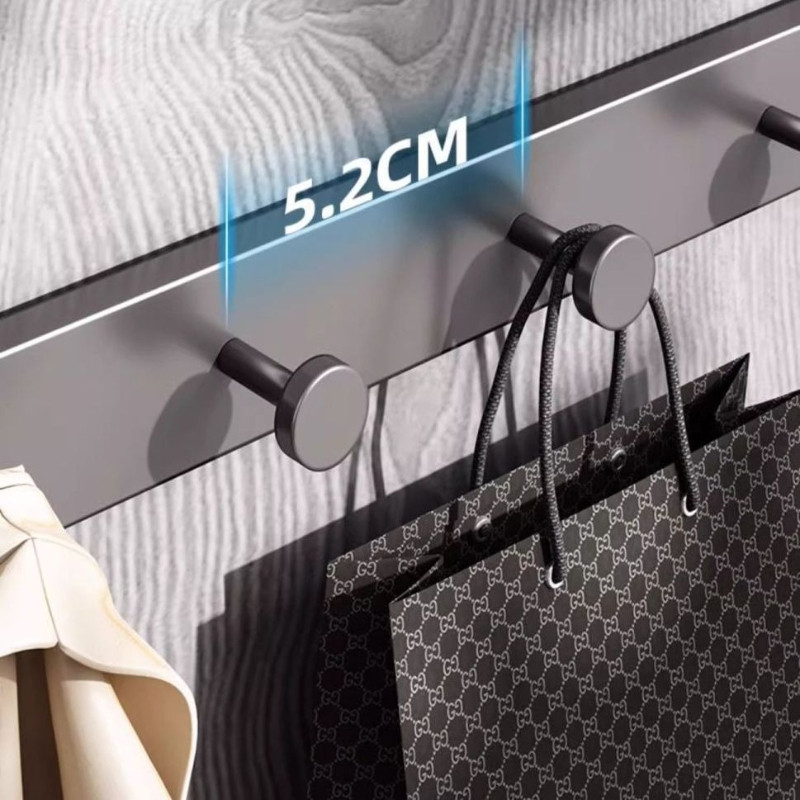 Móc Hút Chân Không Đa Năng – Nhôm Chống Gỉ, Không Khoan, Chịu 20kg, Dùng Cửa, Tường, Phòng Tắm