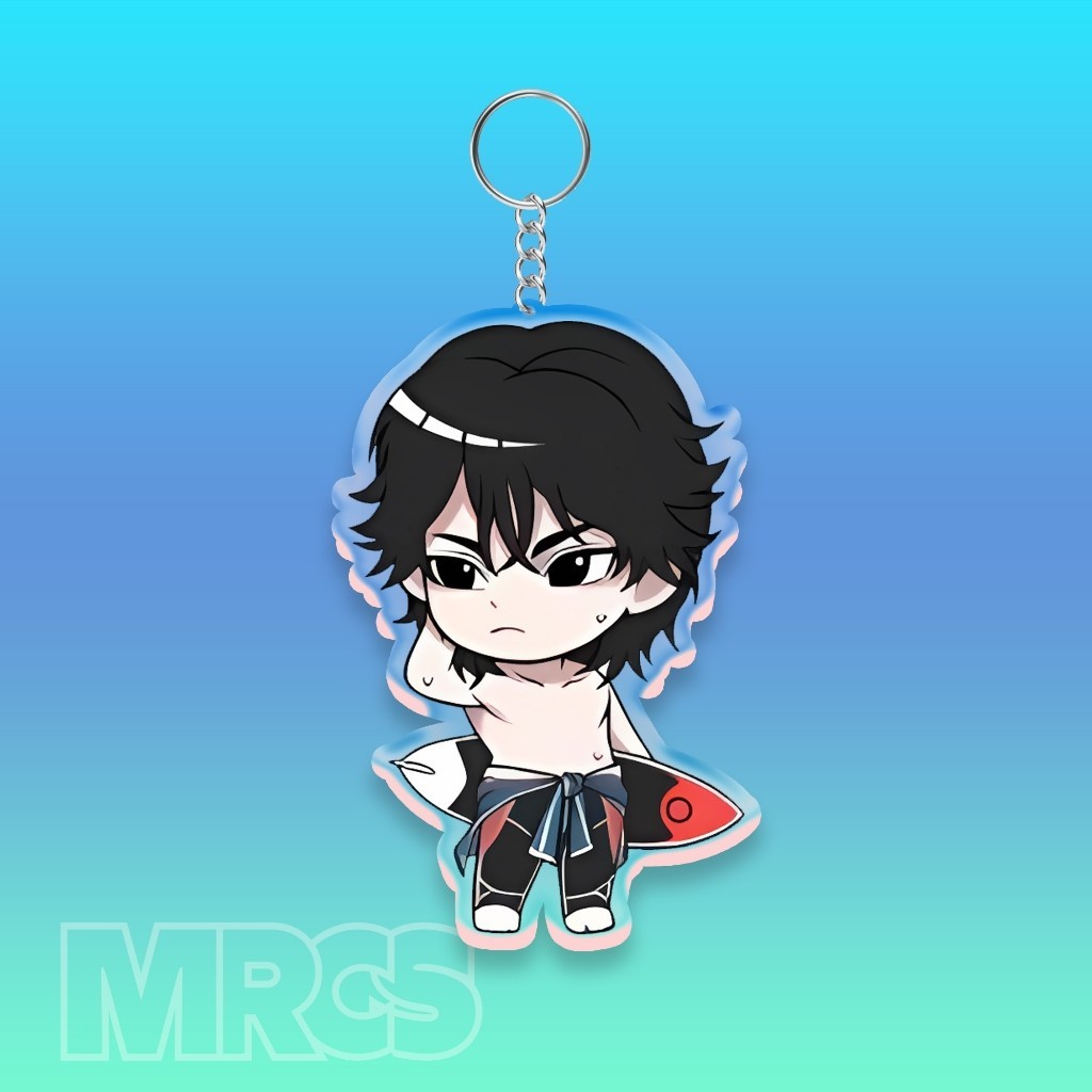 gantungan kunci  manhwa lookism the summer in busan / ganci chibi lookism summer version