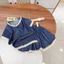 Đầm Bé Gái jean mềm hàn quốc size đại cồ 18-45kg – Váy Bé Gái lớn size đại Màu Xanh Thanh Lịch 6–15 Tuổi