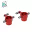 2 Chiếc Nâng Cấp Bộ Phận Kim Loại Tay Lái Phía Sau Cho P929 P939 K969 K979 K989 K999 1 / 28 RC Xe, Đỏ