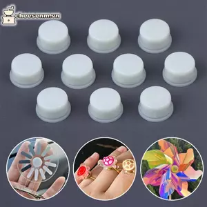 Cheenm 10 / 20 Chiếc Vòng Bi Xoay Mini Vòng Bi Quay Mịn Cho Đồ Trang Trí Ốp Điện Thoại Bàn Xoay Phụ Kiện Kẹp Tóc Hạt Spinner VN