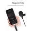 Đầu Type C ra lP hỗ trợ chuyển đổi âm thanh cho micro cài áo cầm tay nhỏ gọn USB C OTG