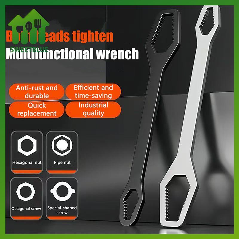 SWEET 2 Cái 8-24mm Cờ lê Torx đa năng Tự thắt chặt Kính có thể điều chỉnh Cờ lê Ban Hai đầu Torx Cờ lê Dụng cụ cầm tay cho nhà máy n