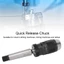 NOTE1 Mũi khoan không cần chìa khóa, B16 0.5 16mm Mũi khoan côn MK3 Đầu khoan phát hành nhanh, Mũi khoan côn Morse bền MT3 Morse Máy phay