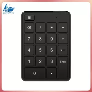 19 Phím Bàn Phím Số Không Dây Bluetooth Đa Năng Bàn Phím Kỹ Thuật Số Mini Numpad Cho Đồ Dùng Kế Toán PC