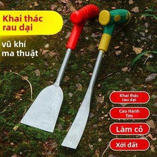 Làm vườn Xẻng đào trồng hoa Thép Mangan dùng cho rau mọng nước, làm cỏ ngoài trời