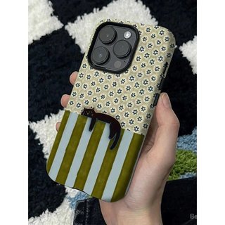 Ốp Điện Thoại Thích Hợp Cho Họa Tiết iPhone Mèo Nhỏ Đen Thích Hợp Cho iPhone17 / 16 / 15 Điện Thoại Di Động 14 Hai Trong Một 12 Phim 11 Độc Đáo 78 Nữ Bảo Vệ LNTB