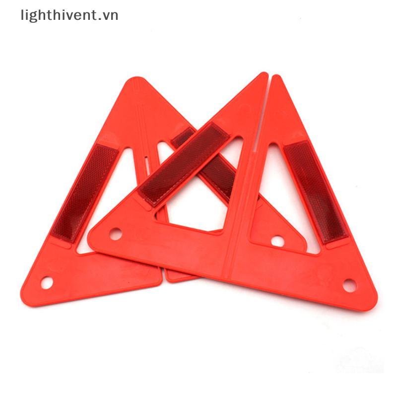 [lighthivent] Đèn báo cảnh báo giao thông phản quang ô tô di động Tam giác có thể gập lại Chân máy đứng chắc chắn Đường khẩn cấp Phụ kiện xe hơi (VN)