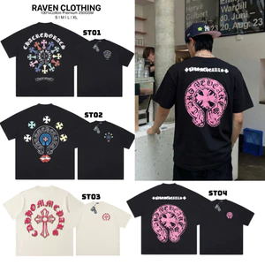 Áo Thun Chrome Heart ss1 2025 Premium 100% Cotton - phong cách nam nữ oversize