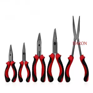 Kìm câu cá DARON, Kìm cắt dây xẻ Kìm miệng cá Móc, Thép Carbon cao Loại bỏ đa chức năng Mũi dài Câu cá Móc kìm Dụng cụ câu cá
