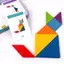 Câu đố ghép hình động vật họa tiết bằng gỗ 3D Đồ chơi Tangram đầy màu sắc Trẻ em Montessori Trò chơi phân loại giáo dục sớm Đồ chơi trẻ em Quà tặng [mới]