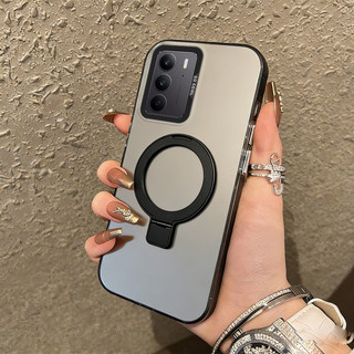 2026 Ốp Lưng Cho Realme c75 c71 c75x c73 C85 4g Vỏ Điện Thoại Vỏ Cứng Chống Sốc Thiết Kế Mới Thẩm Mỹ Có Giá Đỡ Xanh CYFXZJ3