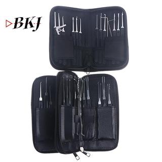 [KJ] 15 / 17 / 24 Cái Dụng cụ khóa bằng thép không gỉ cổ điển Bộ mở khóa ô tô di động bỏ túi Dụng cụ chọn khóa đa chức năng [Mới]