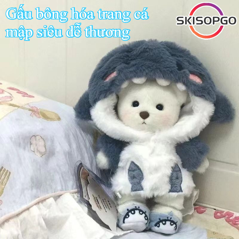 【SKISOPGO】Gấu bông thay đồ siêu dễ thương,Búp Bê Thay Đồ Thủ Công Đáng Yêu,quà tặng sinh nhật đáng yêu