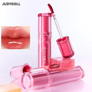 JUDYDOLL Lip Gloss Mirror Finish Dưỡng ẩm Watery Shine Matte Non-Stickky Cup Lip Gloss Lip Makeup