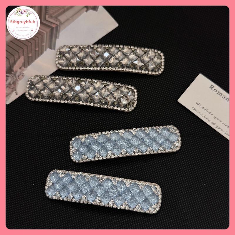 STHB 1 / 2 Chiếc Kẹp Tóc Pha Lê Sang Trọng Ánh Sáng Tính Khí Đa Năng Sáng Zircon Bên Kẹp Nổ Kẹp Phụ Kiện Tóc Thời Trang Quà Tặng VN