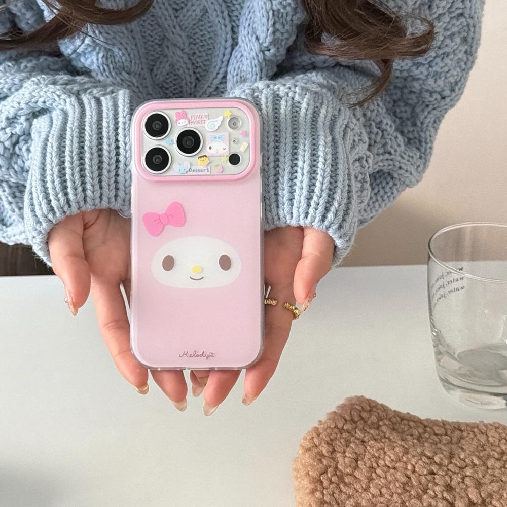 Ốp Lưng Cứng Tương Thích Với iPhone 13 14 14Pro 14ProMax 15 15Pro 15ProMax 16 16Pro 16ProMax 17 17Pro 17ProMax Ốp Họa Tiết Giai Điệu Màu Hồng