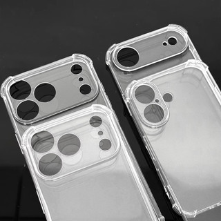 Ốp Điện Thoại Mềm Silicon Túi Khí Chống Sốc Cho iPhone 17 16 Pro Max 17 Air 16 Plus 16E Ốp Lưng Mỏng Trong Suốt