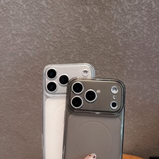 [Trở thành iPhone 17] Thích hợp cho iPhone 16 ProMax, 15 ProMax, 14, ốp điện thoại sạc không dây phong cách mờ siêu mỏng dành cho doanh nghiệp tối giản iPhone 13 ProMax màu cam trong suốt