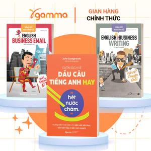Sách - Lẻ/Combo Sách Về Tiếng Anh: Dấu Câu Tiếng Anh Hay + Business Email + Business Writing (Gamma)
