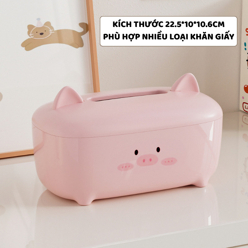 Hộp Đựng Giấy Ăn, Khăn Giấy ENODA HOME Để Bàn, Hộp Đựng Khăn Giấy Kiểu Dáng Dễ Thương Nhiều Màu Sắc F016