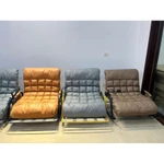 Bập Bênh Đôi Chất Liệu Da PU Khung Sắt Tĩnh Điện Chịu Tải Lớn 300kg Có Giá Đỡ Điện Thoại Thư Giãn Tại Nhà — ảnh 8