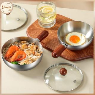 Nồi mì mini inox 304 cao cấp Quảng Châulinwei thích hợp nấu một gói mì trực tiếp trên bếp.