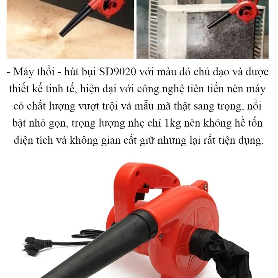 Máy Thổi Bụi 700W Kiêm Hút Bụi Đa Năng Công Suất Lớn Làm Sạch Máy Tính Nhà Cửa Hiệu Quả