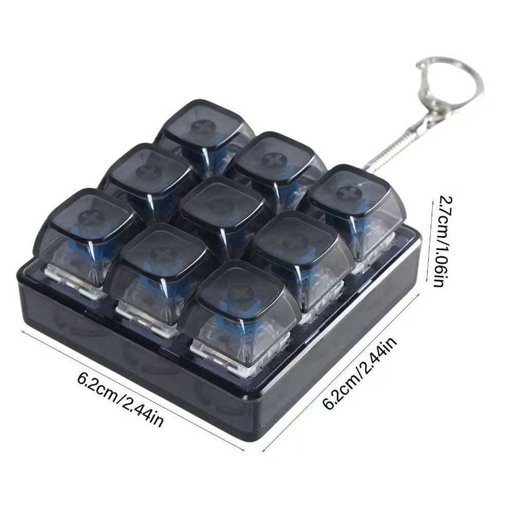 Bàn Phím Fidget, Bàn Phím Fidget, Móc Khóa Đa Năng Clicker Giải Nén Quà Tặng Cho Bé Trai Bé Gái Trong Khi