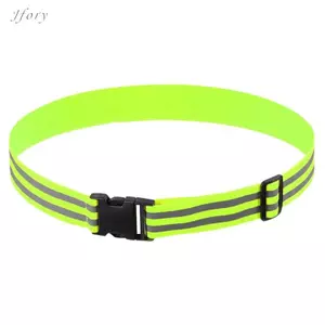Jfory Đai an toàn phản quang điều chỉnh được, phù hợp chạy bộ và đi xe đạp ban đêm