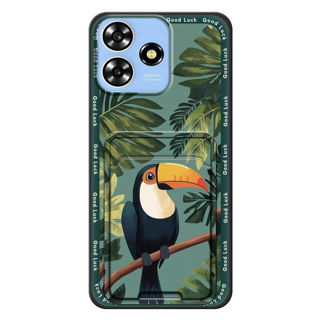 Ốp Điện Thoại Bền Chống Va Đập Cho ZTE Blade A73 4G / V50 Smart / V50 Design 4G / Axon50 Lite, TPU, Khe Thẻ, Chống Bụi Bẩn, Thiết Kế Hoạt Hình
