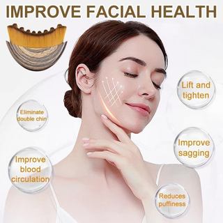 Bàn chải Massage mặt hình dạng hình quạt Dụng cụ chăm sóc da mặt lông mềm cho cổ mắt và hàm Làm đẹp hàng ngày Bàn chải làm săn chắc đường viền làm săn chắc thường ngày