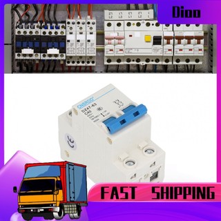 Dioo Bộ ngắt mạch 2P PA66 Vỏ nylon Công tắc không khí điện áp thấp Khóa kẹp ổn định Chất chống cháy cho hệ thống chiếu sáng dân dụng