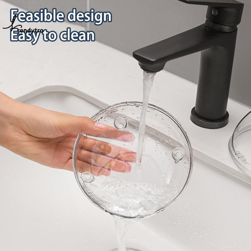 Lồng tắm cát trong suốt cho thú cưng nhỏ, ngăn bắn nước, dung tích lớn, thiết kế xem được