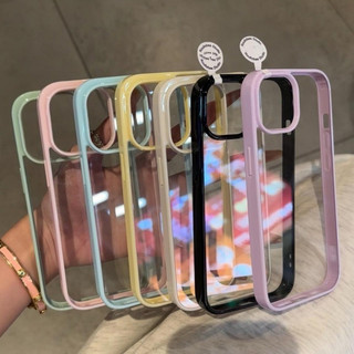 Dành Cho IPhone 17 16 15 14 Plus 13 12 11 Pro Max Đơn giản rắn màu macaron cặp vợ chồng Ốp Lưng Điện Thoại Mềm Mại