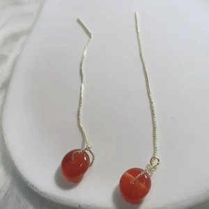 Bông tai khóa an toàn phong cách Trung Quốc, phù hợp với vẻ đẹp cổ điển