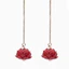 Bông tai Cinnabar Lotus - Phụ kiện phong cách Trung Quốc, vẻ đẹp quyến rũ