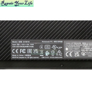HL Notebook CPU GPU Quạt Làm Mát Cho ASUS ROG Flow X13 GV301RA GV301RE GV301RC Ultrabook Chơi Game 2 Trong 1 13NR0A20T02011 13NR0A20T03011