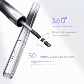 JUDYDOLL Ống Thép Nhỏ Mắt Đen Mascara Chống Thấm Nước Cam Hoa Nhỏ Ống Mascara Bền Tạo Kiểu Quay Ngược Cuộn Mascara