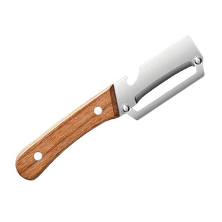 Dụng cụ gọt vỏ mía, dứa, xà lách dày bằng thép không gỉ cho nhà bếp thương mại