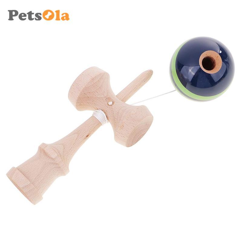 Kid Kendama Ball Sức khỏe Nhật Bản Trò chơi gỗ truyền thống Đồ chơi kỹ năng cân bằng
