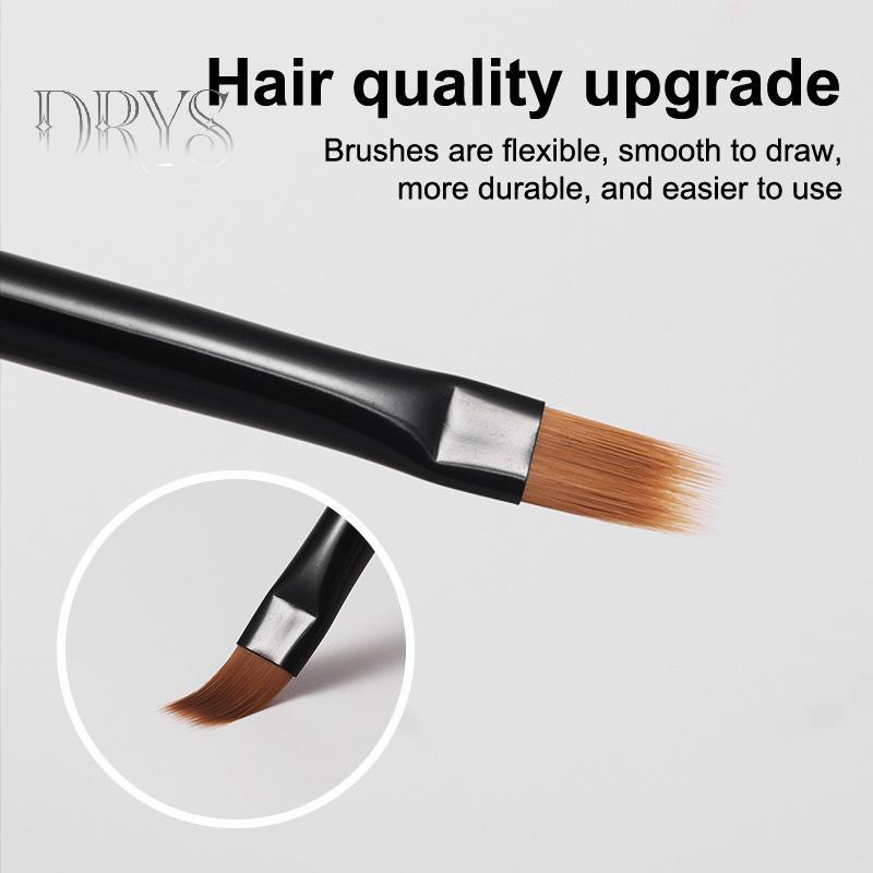 (TFT) Gỗ Đàn Hương UV Gel Sơn Móng Tay Nghệ Thuật Ombre Bút Có Nắp Chi Tiết Bàn Chải Vẽ Thiên Công Cụ Làm Móng Tay Chất Lượng Cao MỚI
