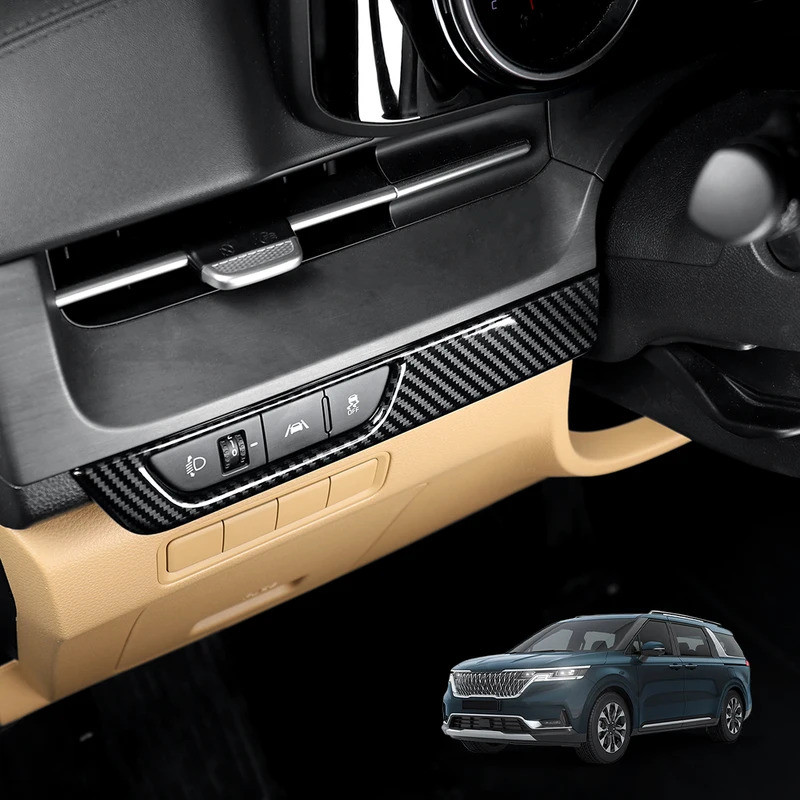 Dành Cho Xe KIA Carnival KA4 2022-2024 Xe Điều Chỉnh Đèn Trước Xe Điều Chỉnh Một Phần Bao Viền Phụ Kiện Nội Thất LHD