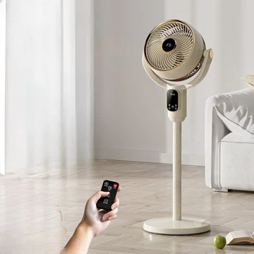 Quạt tuần hoàn không khí âm thanh nhẹ quạt điện gia đình phòng ngủ quạt sàn tuabin quạt điện thông minh giọng nói mới