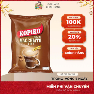 Cà Phê Sữa Kopiko Machiato 3in1 Thái Lan - Bịch 20 Gói