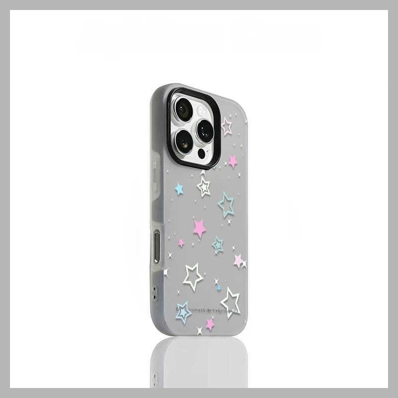 Ốp lưng Iphone Vỏ mềm ngôi sao có thể đặt ảnh cho iPhone 16 Promax 15 11 12 13 14plus xr xsmax 16plus